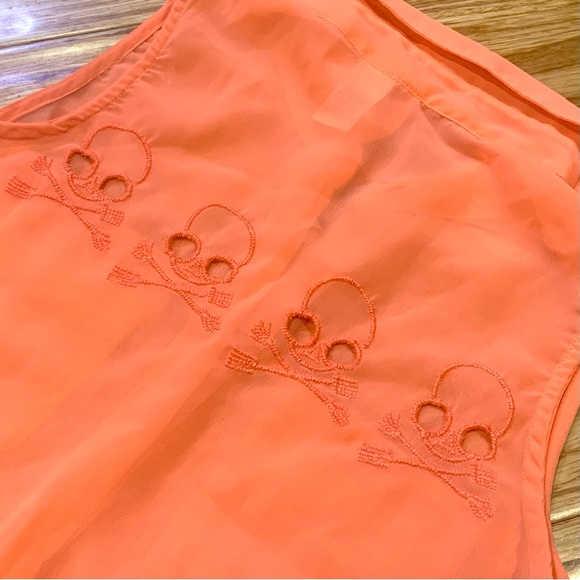 *Bundle Sale* Halloween skull top sz 8 - Picture 1 of 5
